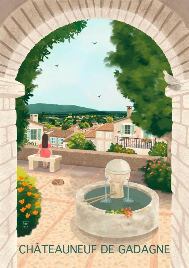 L'Appartement De L'Arche Chateauneuf-de-Gadagne ภายนอก รูปภาพ